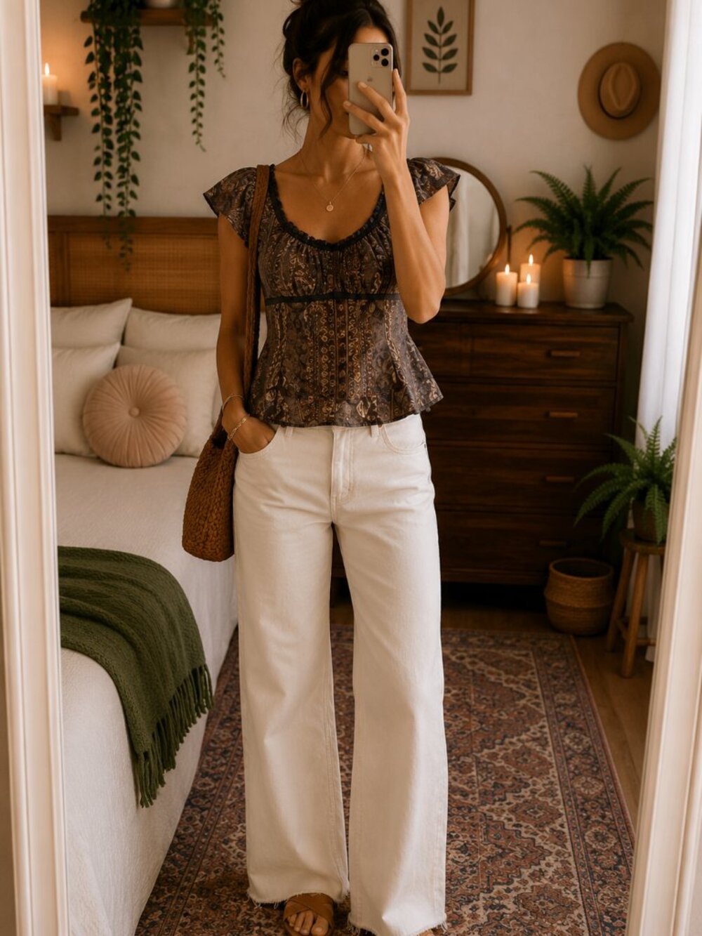 The Limited 100% Silk‎ Paisley Print Cap Sleeve Blouse Size Small Y2K